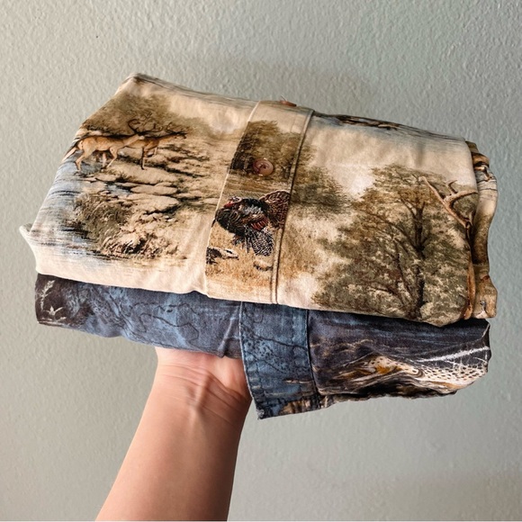 North River | Bundle of 2 Outdoors Hunting & Fishing Button Down Shirts - Picture 2 of 6
